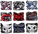 KINGREE 9PCS Headwear, Womens and Mens Headband, Guys Sweatband & Sports Head Tie for ATV/UTV riding, Outdoor Magic Scarf, Bandanna Headwrap