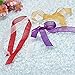 Kangnice 50Pcs Butterfly Laser Cut Party Sweet Wedding Favor Candy Gift Boxes With Ribbon (Purple)