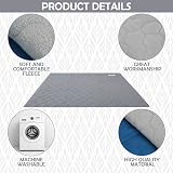 Scenereal Guinea Pig Cage Liner Fleece Pack 2 Reusable Washable Pads Grey view 4