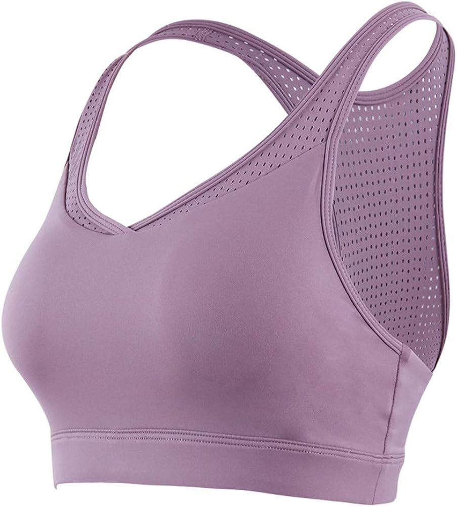 Dazzle Youth Sports Bras for Women Racerback Workout Bra High Impact Support Yoga Running
