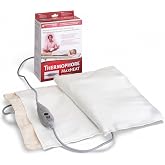Thermophore MaxHEAT Automatic Moist Heating Pack Model 155 &ndash; Large 14" x 27" XL Heating Pad, Deep Heat Therapy for Muscle, Back &amp; Joint Pain Relief, Electric, Heavy Weighted Fleece Design