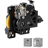 Upgrade P1S Hardened Steel Extruder Assembly Unit for Bambu Lab P1P P1S | Dual Gear Extruder Assembly with Filament Run-Out Detection, High Torque Feeding Replacement for P1 Series 3D Printer