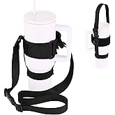 Cosmos Water Tumbler Holder Strap Travel Tumbler Carrier Water Bottle Sling Strap for 30-40 Oz Insulated Cup Travel Mug Accessory Compatible with Stanley Tumbler Cup for Travel Hiking Walking Camping