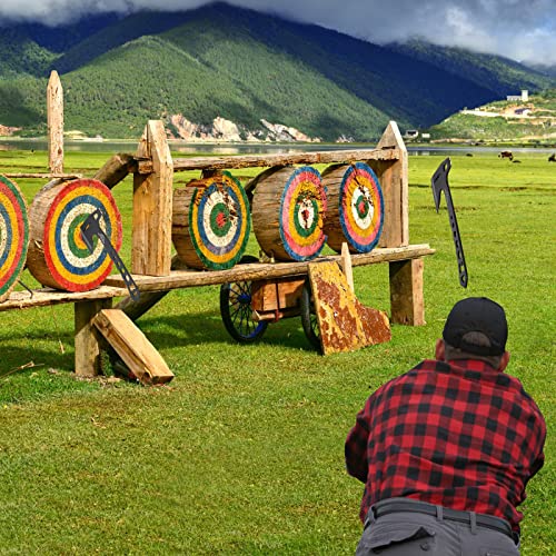 BANORES Throwing Axes Throwing Knives 3 Pack Set Protective Nylon