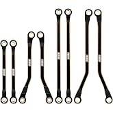 INJORA Black Brass High Clearance Links for TRX4M High Trail K10 F150