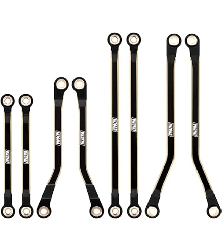 FLYXM Aluminum Link Rod End Kit For 1/10 TRX4 RC Crawler – 313/324mm Wheelbase Adjustable