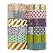 allydrew Washi Tapes Decorative Masking Tapes, Set of 12, ADSET61