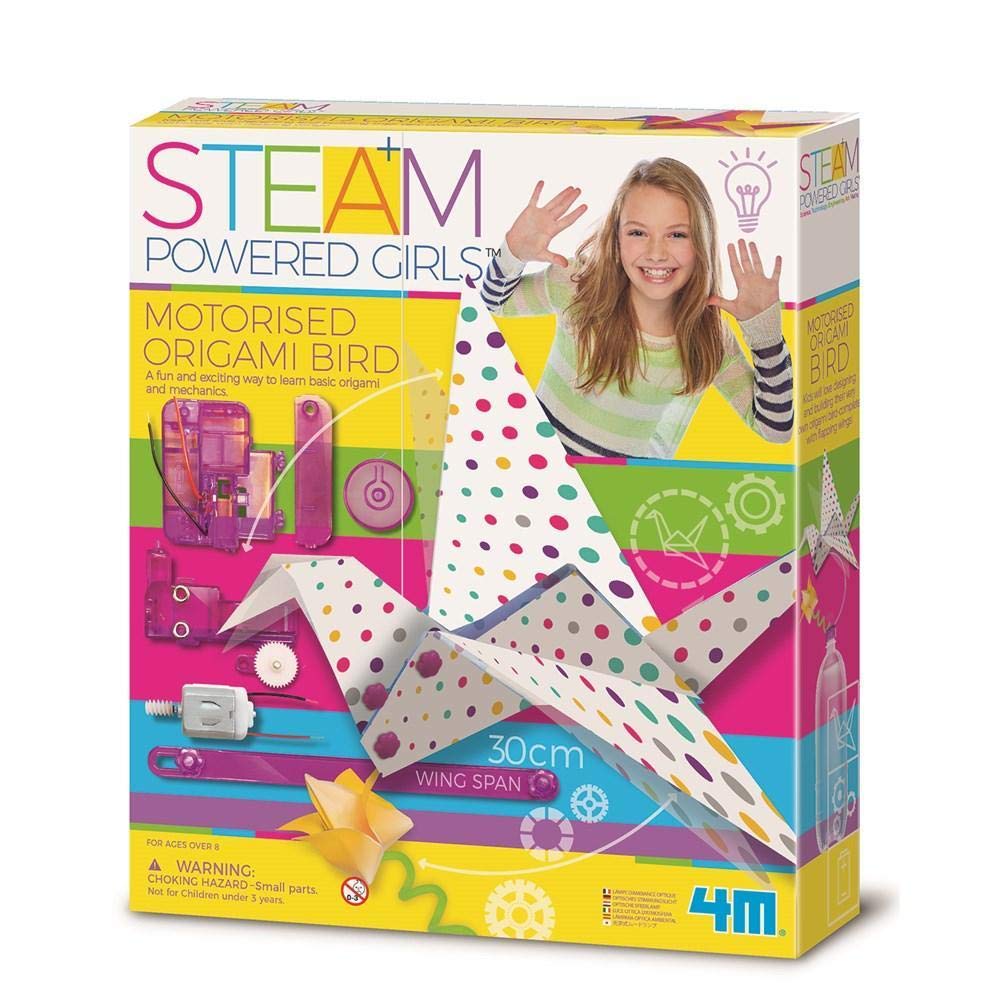 4M - 404903 - Steam Powered Girls - Motorised Origami Bird