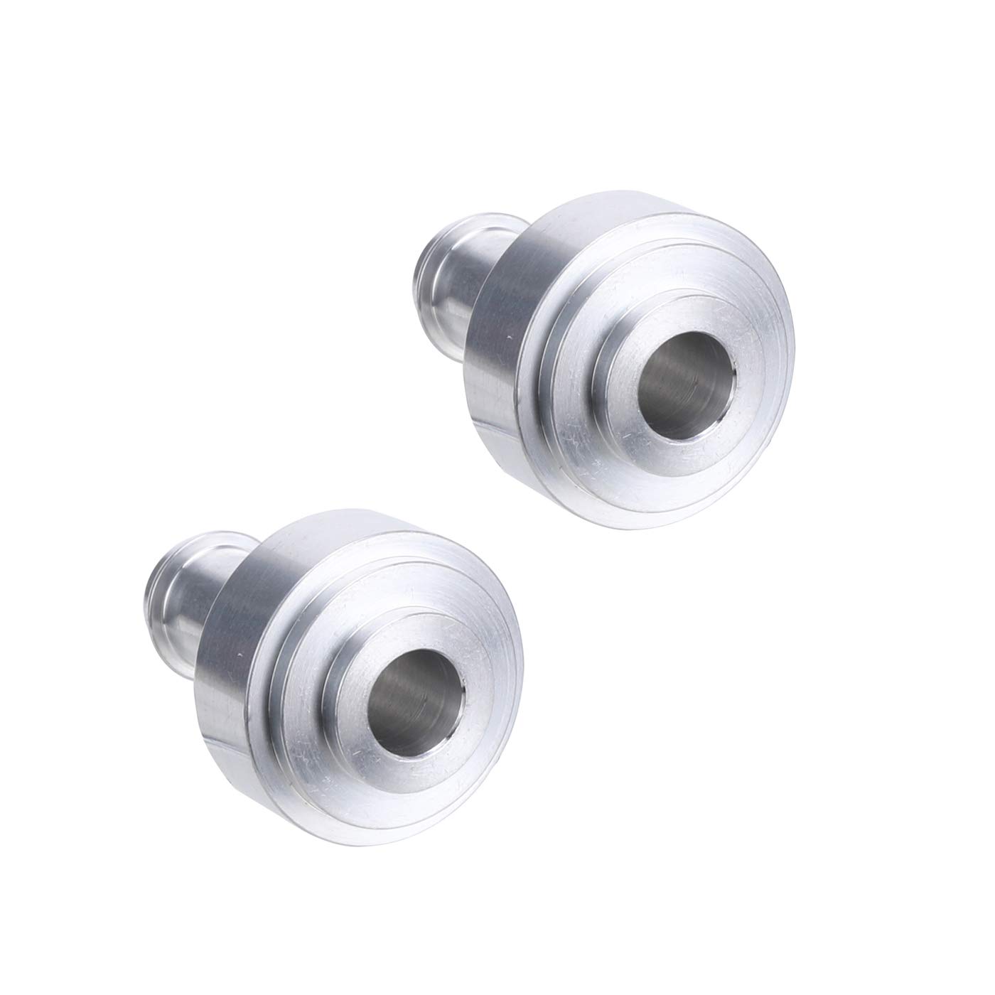 Natural Aluminum Female 1/8 NPT Weld Bung Pack of 2 1/8 Weldable Fuel