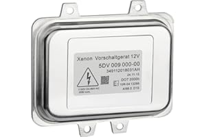 KERBIY HID Headlight Ballast W/Igniter & D2S Bulb for Cadillac Escalade 2007-2013,for BMW E60 2006-2009,for Chrysler Town & Country 2008-2014,5DV 009 000-00 15782392 Xenon Ballast Control Module