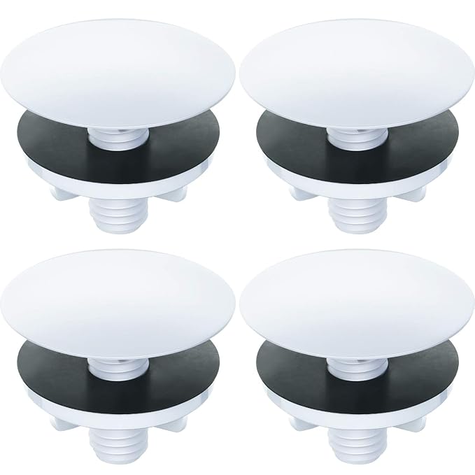 4 Pieces Kitchen Sink Hole Cover Faucet Hole Cover Kitchen Sink Tap Hole Plate Stopper Cover