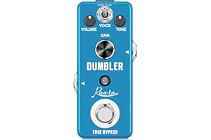 Rowin Analog Dumbler Overdrive Pedal for Guitar and Bass True Bypass