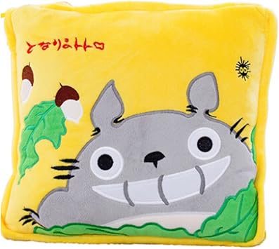 Totora Throw Blanket With Zipper That Folds Into A Couch Pillow