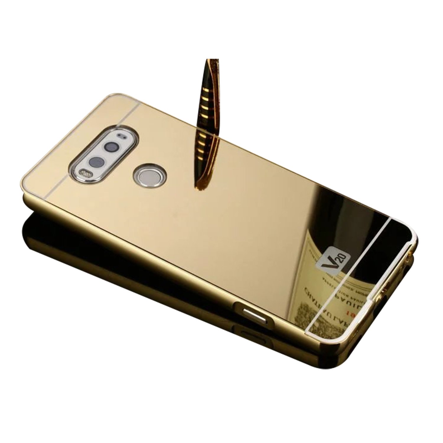 Best lg v20 gold back cover