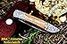 DKC Knives (21 5/18) DKC-37-OW VICTORIAN Damascus Folding Pocket Knife Olive Wood 7.75