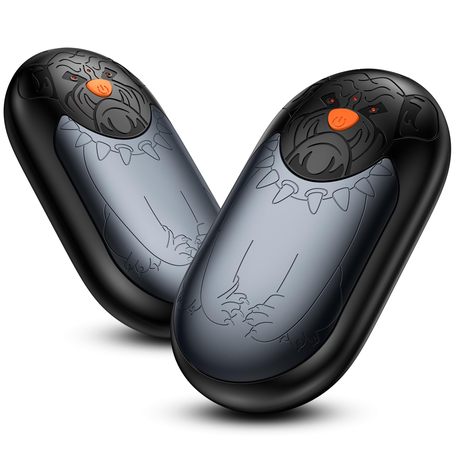 24 Hr Heating Hand Warmer Rechargeable 2 Pack | 6000mAh Electric Hand Warmers with 3 Heating Modes, USB Reusable Portable Pocket for Women Men Camping Hunting Golf(Grey)