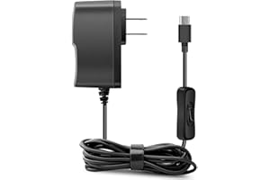 5V 2.5A Micro USB Power Supply Adapter with ON/Off Switch, Compatible with Raspberry Pi 3/3 B+, Pi 2, Zero, Model A/A+/B/B+ (