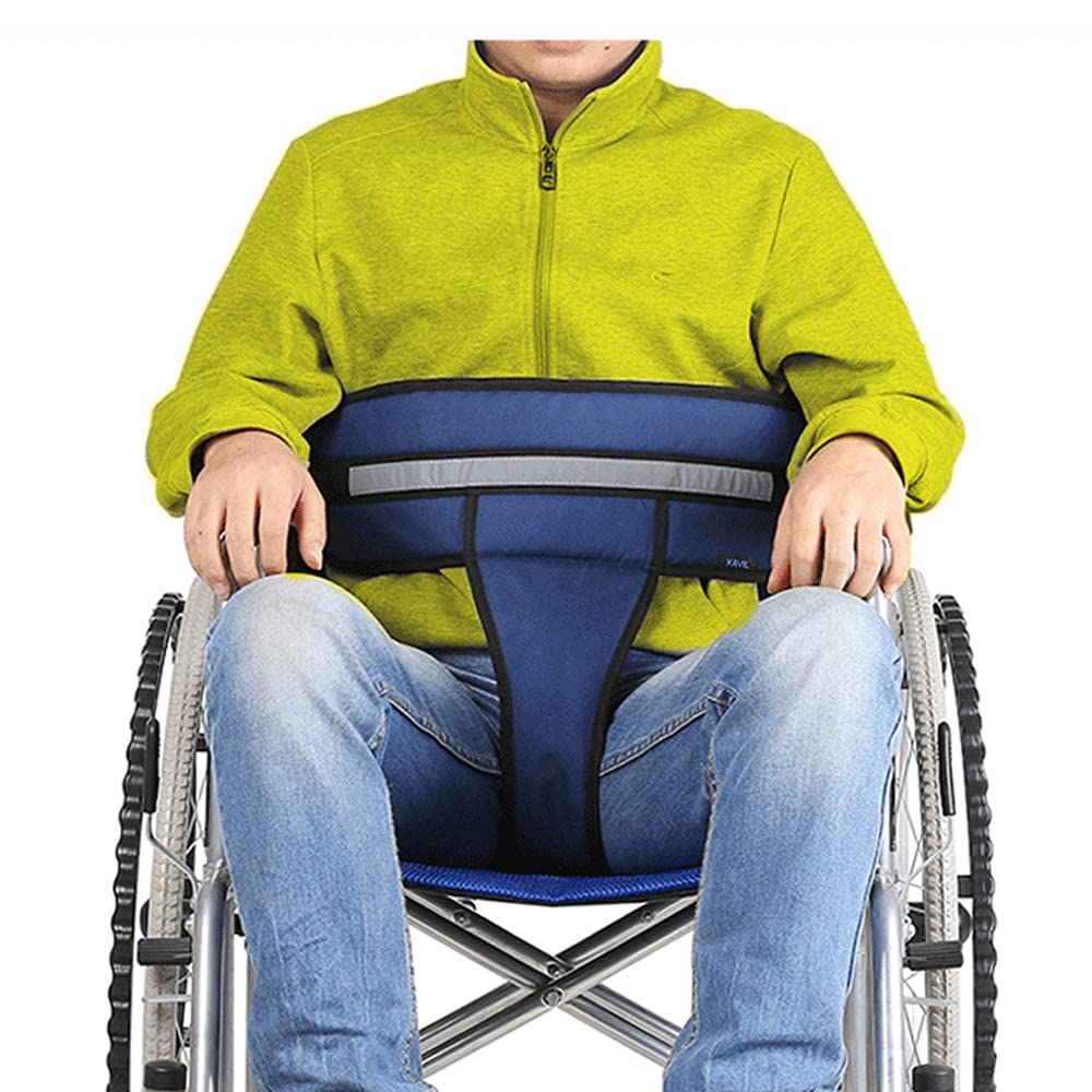 Photo 1 of Wheelchair Seat Belt Restraints Harness for Dementia Patients Wheelchair Seatbelt Accessories Fall Prevention for Elderly Adults Chair Safety Straps Adjustable Support Vest to Prevent Sliding