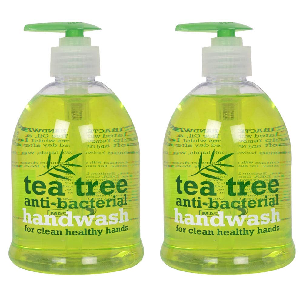Medica Tea Tree Antibacterial Handwash Soap 500ml x 2