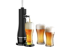 YJSG Draft Pour Beer Dispenser,Canned or Bottled Beer Draft System,Mini Kegerator,Beer Foam Maker,Beer Can Tap, for Family, Bars