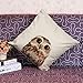 Yoyorule Vintage Cotton Linen Pillow Case Sofa Waist Throw Cushion Cover (Owl)