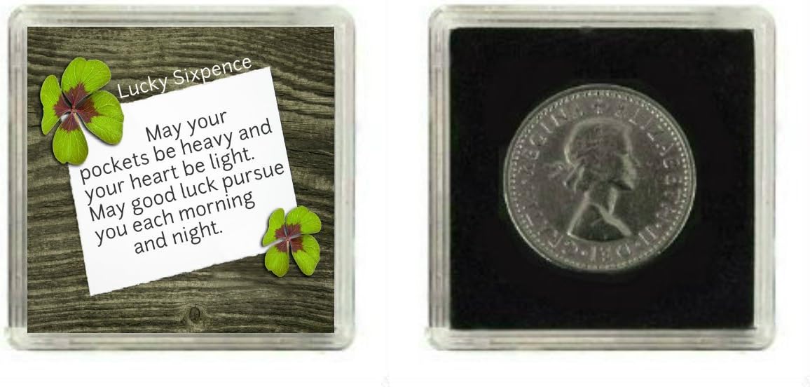 Lucky Sixpence Coin Good Luck Charm Gift, great present idea for Birthday Xmas, Retirement , Exams, Wedding, Anniversaries - Image 4