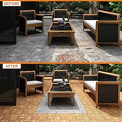 Interbuild Acacia Hardwood Interlocking Patio Deck