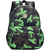 VIDOSCLA Mini Camouflage Backpacks for Nursery School, Toddler Kindergarten Boys Bookbag for Kids