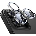 ESR Camera Lens Protector for iPhone 16 Pro Max/16 Pro/15 Pro Max/15 Pro/14 Pro Max/14 Pro, Ultra-tough HD Individual Camera Protectors, Scratch Resistant, Ultra-thin Tempered Glass, 1 Pack, Clear