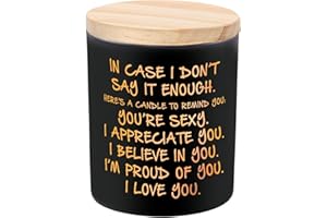 BFJLIFE Candles Gifts for Him Men Romantic Unique Husband Boyfriend Gifts for Valentines Fathers Day Christmas Anniversary Birthday Stocking Stuffers Novelty Lavender Scented Soy Candle