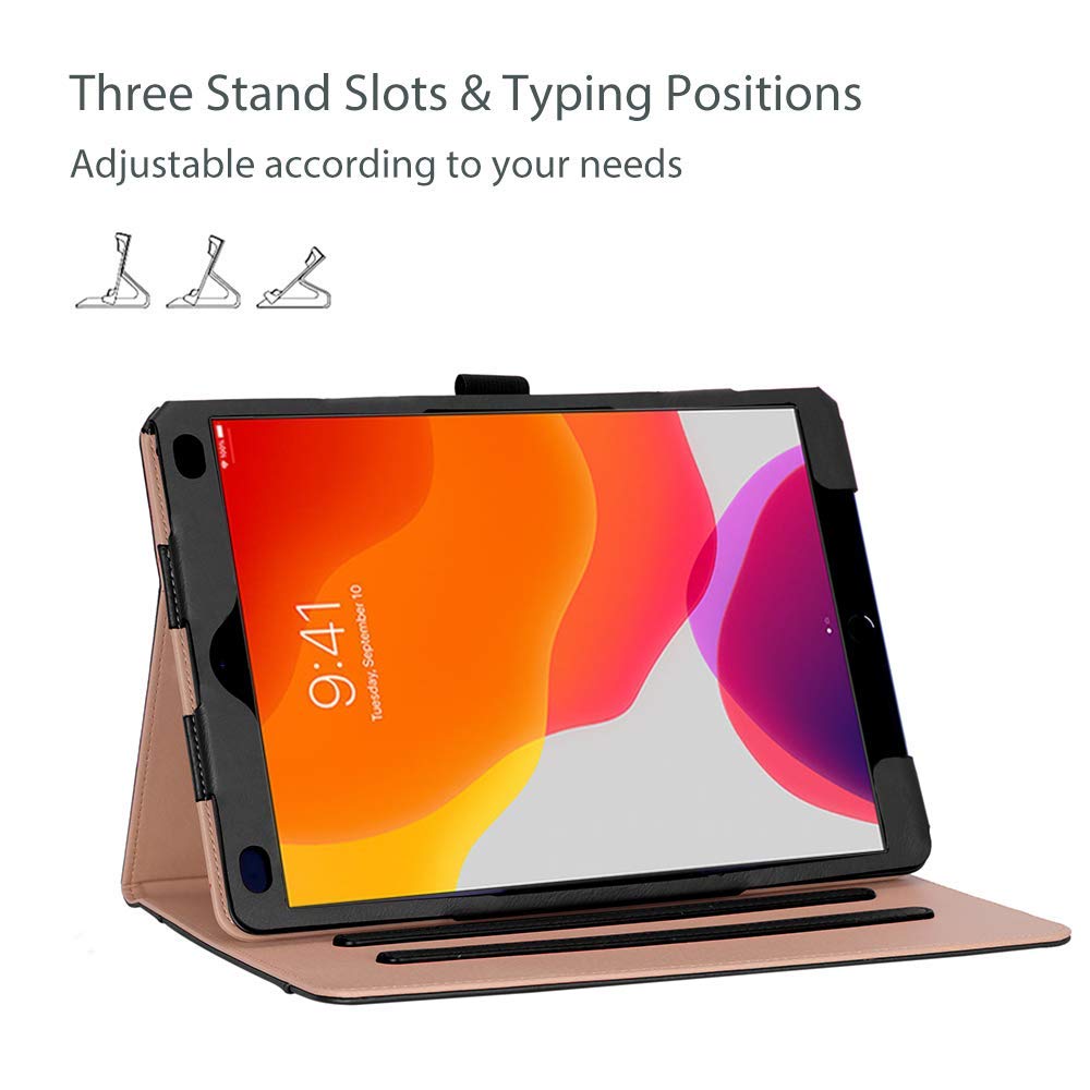 ProCase for iPad 10.2 Inch Case 2021 9th Generation/2020 8th Generation/2019 7th Generation iPad Case, Leather Vintage Stand Folio Cover Protective Case for 10.2