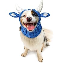Zoo Snoods Noise Cancelling Ear Muffs For Dogs Warm Knit Shark Dog