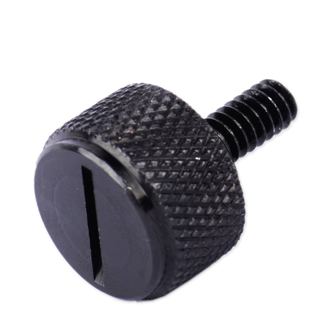 Eastar Black 1/4"-20 Knurled Seat Screw Bolt Fit for Motorcycle Harley Davidson Sportster Dyna Softail