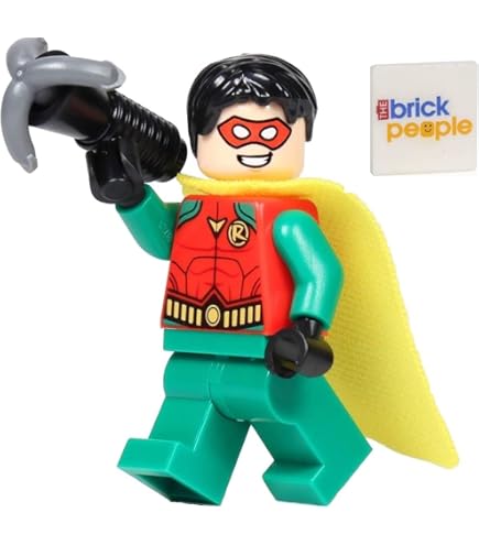 Amazon LEGO DC Comics Super Heroes Batman Minifigure Robin Red Toys Games
