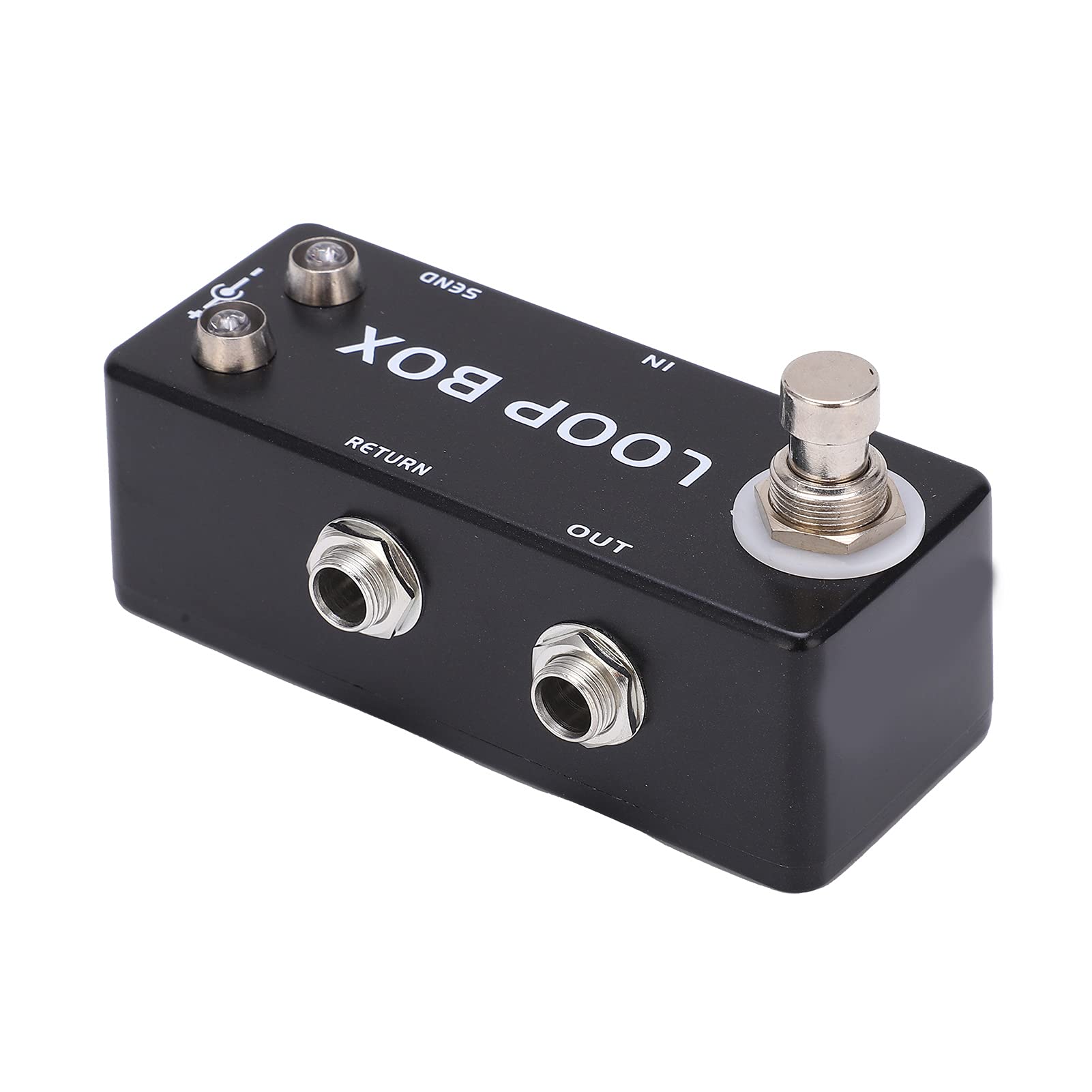 Loops Switcher, Routing Selection Effect Loop Pedal Mini True Bypass Metal with LED Indicator for Music Instrument for Adjusting