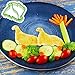 UpChefs Sandwich Cutters For kids - Create Healthy School Lunches in Minutes with These Fun Bento Lunch box Accessories - Includes Fruit and Vegetable cookie cutters for kids Plus Fun Scratch Notes