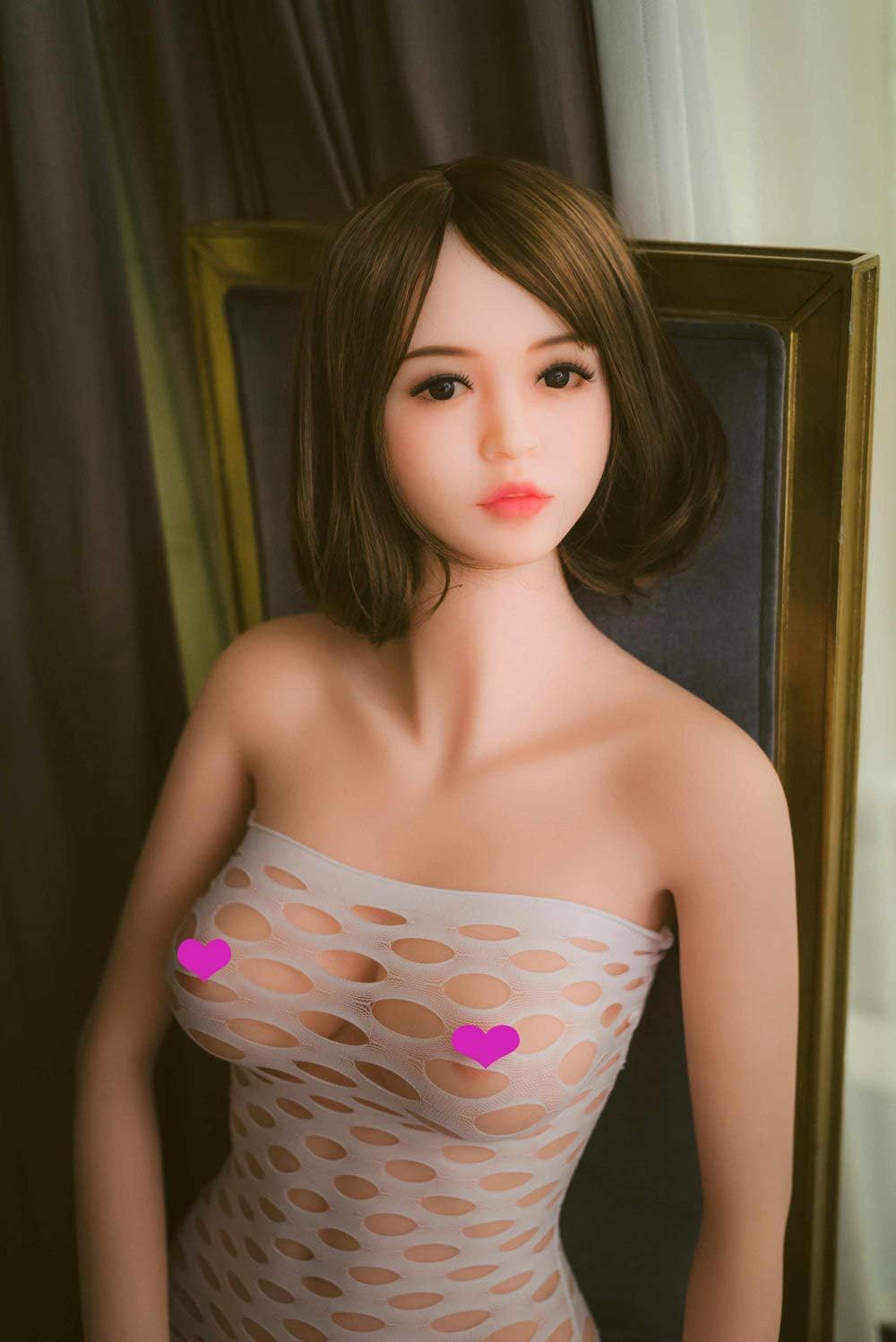 E-Cup Full Size TPE Toys for Men Realistic Silicone Entity Body Natural Soft Skin(5.12ft)