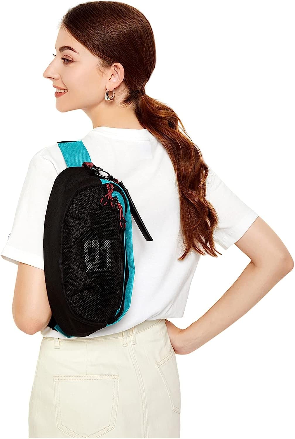 FIREFIRST Crossbody Shoulder Messenger Bag for Hatsune Miku for Men Women