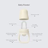 Bibs Baby Feeder 4+ Months Blush Teething Self-Feeding Dual Nipples view 2