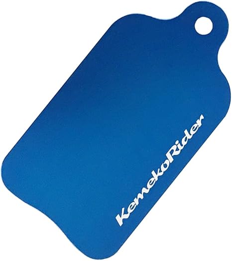 Amazon バイクの転倒防止 Kemeko ケメコ ジェラルミン サイドスタンド プレート Blue ゴムロープ付属 不整地 キャンプ場 キャンツーの必需品 サイドスタンド 車 バイク