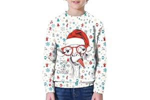 BesserBay Christmas Kids Ugly Long Sleeve Funny Sweatshirt 4-14 Years