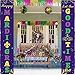 Dazonge Mardi Gras Decorations | Happy and Let Good Time Roll Porch Banners for Home Decor | Mardi Gras Accessories for Party | Carnival Party Supplies