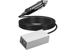 BarBaren for Starlink Mini Car Adapter, Starlink Mini 12V Adapter 30M/98FT Extended Range Cigarette Lighter Plug 12V to 36V DC Step Up Converter Power Cable for Cars