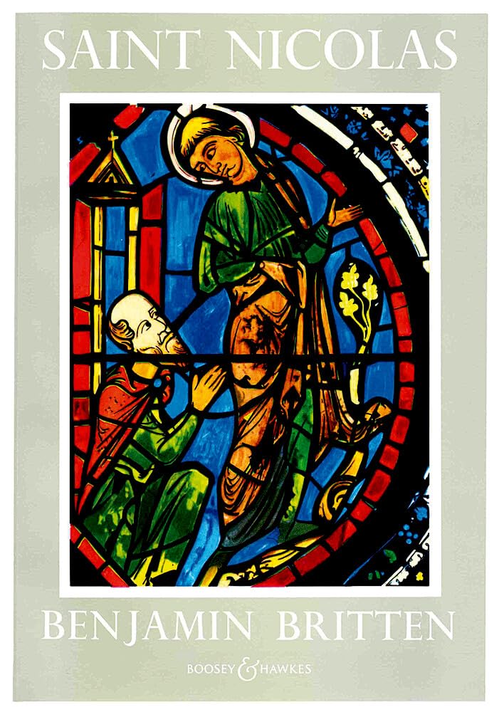 Saint Nicolas: A Cantata. op. 42. tenor solo, mixed choir (SATB), women's choir (SA), 4 boy's voices, string orchestra, piano (4 hands) and percussion. Réduction pour piano.