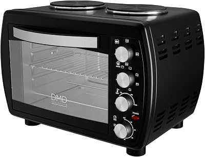DMD Collective 35L Mini Oven with Dual Hot Plates & Timer, Energy-Efficient