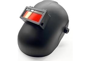Throne 2.0 | Black Flip Up Sugar Scoop Welding Hood | Ridged - Lightweight 2x4 Welding Helmet | Extra Durable Flip Up Welding Helmet - Fits Cheaters | Fits Hard Hats | Ridge Products Welding Helmet