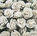 50 Pcs Mini White Rose Mulberry Paper Flower 20 mm Scrapbooking Wedding Doll House Supplies Card Project