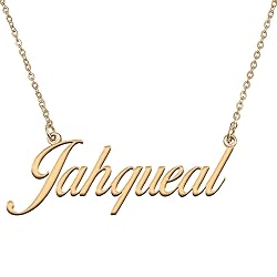HUAN XUN Customized Custom Simple Any Name Necklace