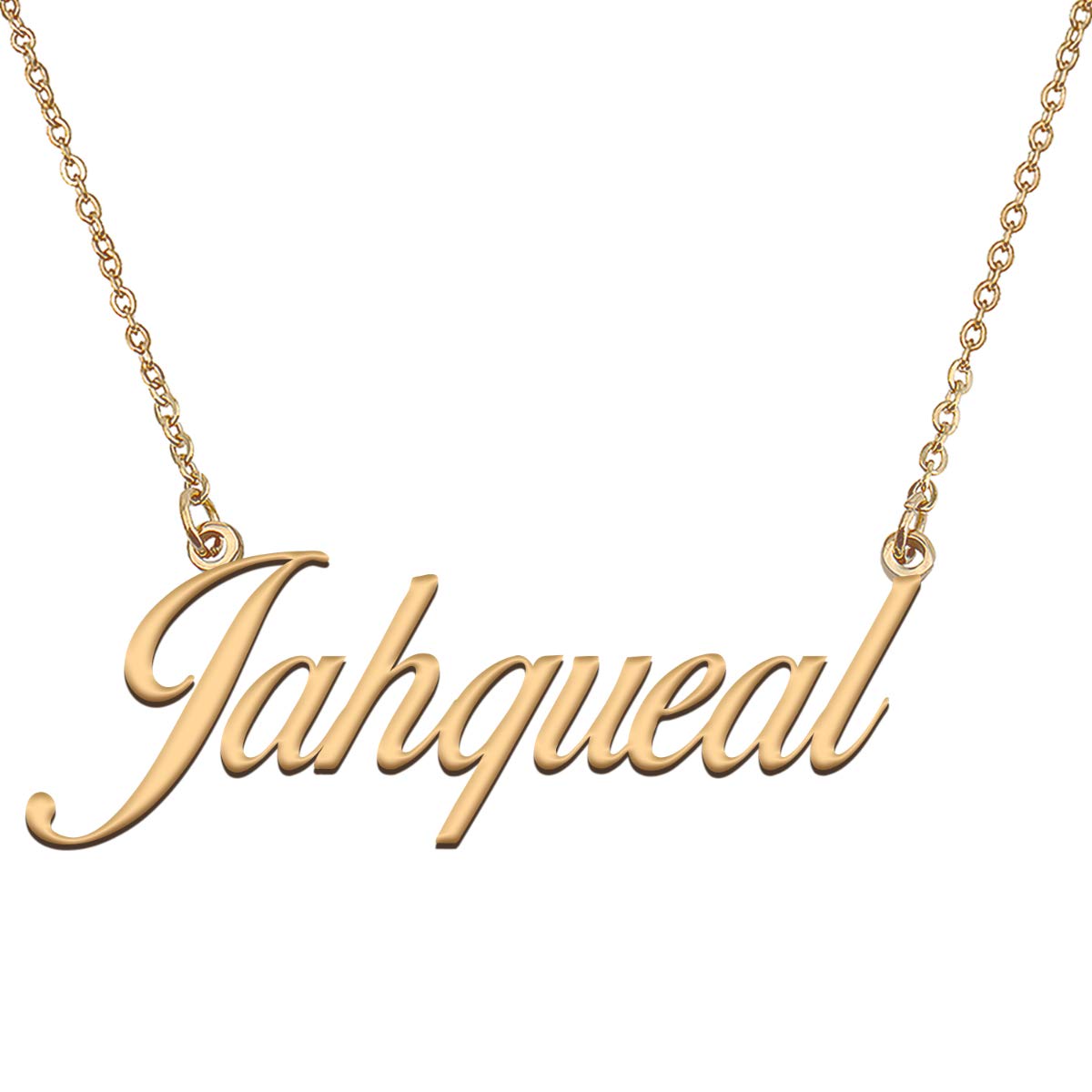 HUAN XUN Customized Custom Simple Any Name Necklace
