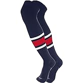 TCK Dugout Over-the-Knee Performance Socks | Moisture-Wicking Athletic Socks for Baseball, Softball & Football | Made in USA